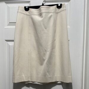 Elegant Cream Pencil Skirt for Women